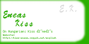 eneas kiss business card